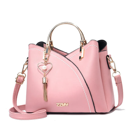 Trendy Handbag Korean Style Color Block Large Capacity Women's Bag Fashion Shoulder Crossbody Bag Wholesale Cross-border Bucket Bag - tugranalmacen.com