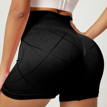 Shorts deportivos de mujer con cintura alta y elasticidad