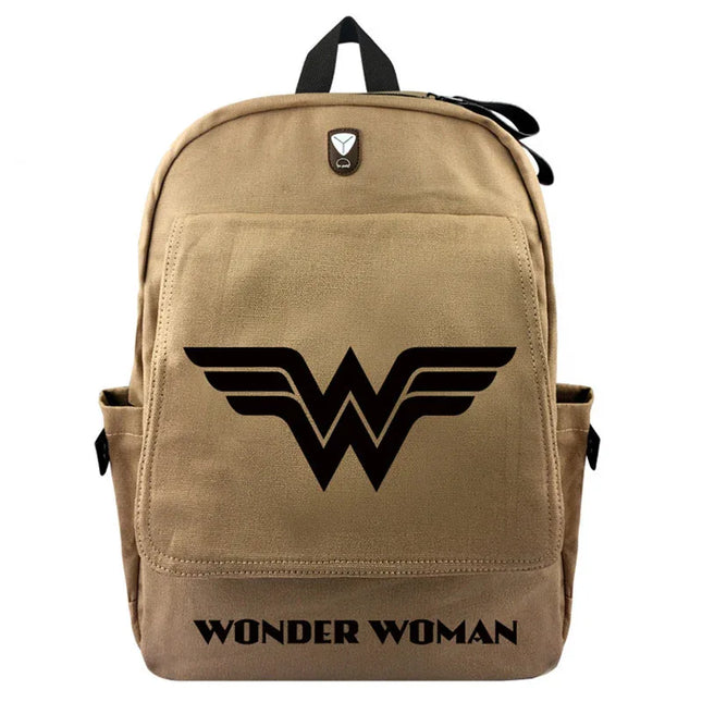 Mochila de viaje de lona Wonder Woman - tugranalmacen.com