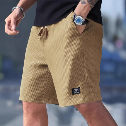 Pantalones cortos deportivos de poliéster para hombre, perfectos para viajes