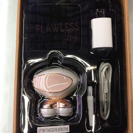 Depiladora eléctrica Flawless Legs recargable para cuerpo y piernas