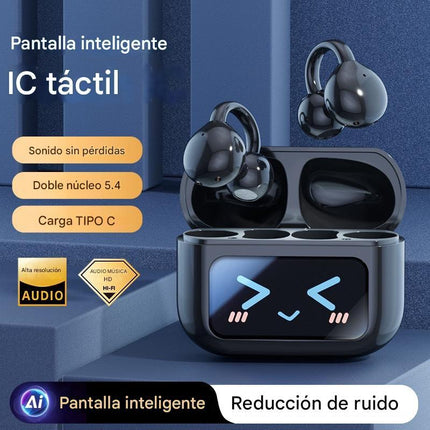 Auriculares Deportivos Bluetooth 5.4 Resistentes al Agua-Clip Abierto