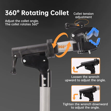 Soporte de reparación para bicis con altura regulable