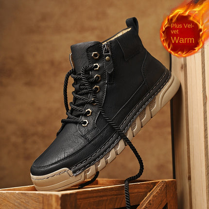 Botas estilo Martin de hombre antideslizantes para otoño e invierno