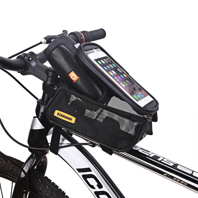 Bicycle Bag Golf Front Beam Bag Mountain Bike Headphone Audio Bag Mobile Phone Navigation Upper Tube Bag Riding Accessories - tugranalmacen.com