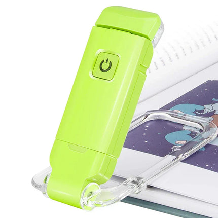 Mini luz de lectura portátil con clip plegable y protección ocular USB - tugranalmacen.com