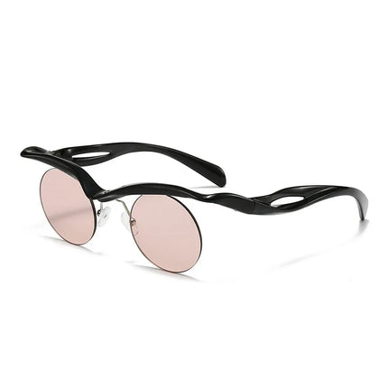 Estark gafas de sol con montura redonda para mujer - tugranalmacen.com