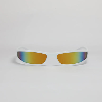Narrow frame sunglasses for men personality trend futuristic style colorful sunglasses for women - tugranalmacen.com