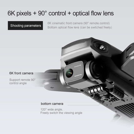 Dron R20 con GPS y cámara HD dual 4K-6K + seguimiento