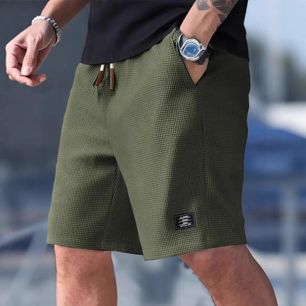 Pantalones cortos deportivos de poliéster para hombre, perfectos para viajes