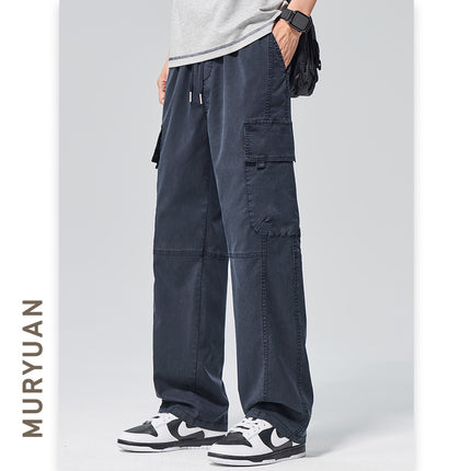Pantalones cargo de lyocell en color negro