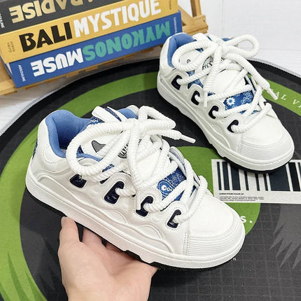 Zapatillas deportivas de suela gruesa para mujeres. - tugranalmacen.com