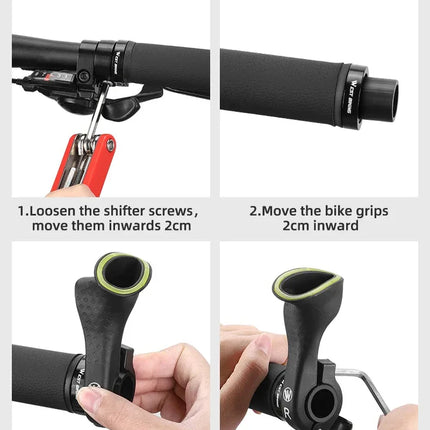 Ergonomic Design MTB Bicycle Road Gravel Mountain Bike Handlebar Bar Ends Gravel Bike Accessories Bike Grips - tugranalmacen.com