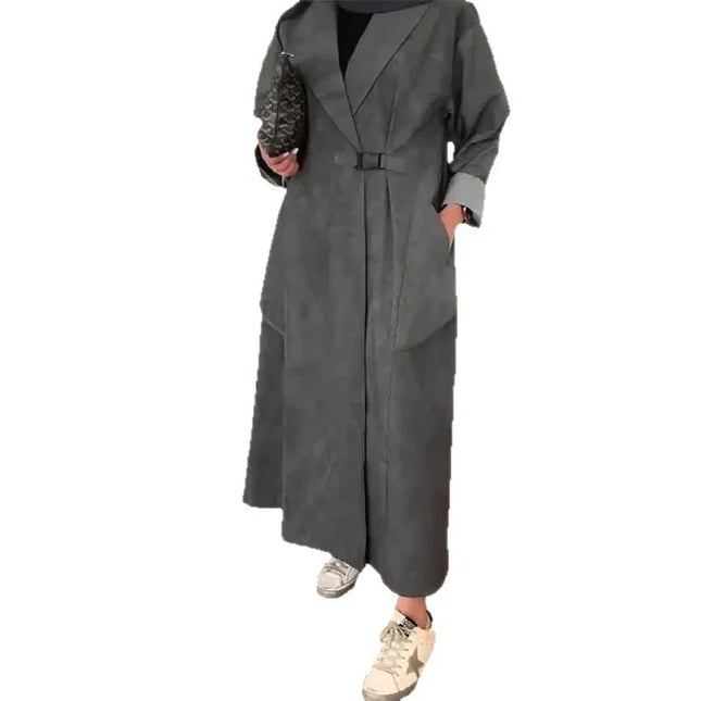 Chaqueta cortavientos gris para mujer