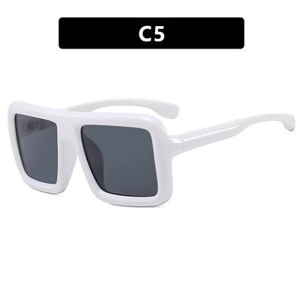 Gafas de sol cuadradas retro con protección UV