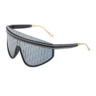 Personalized Large Frame One-Piece Lens Sunscreen Sunglasses For Women High Sense Windproof Ins Sunglasses - tugranalmacen.com