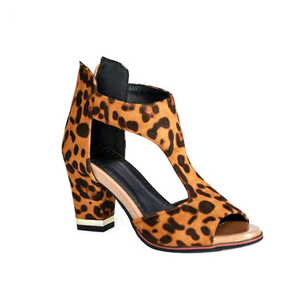 Sandalias de tacón alto con plataforma para mujer