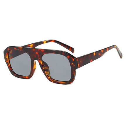 Gafas de sol cuadradas grandes para mujer con estuche incluido