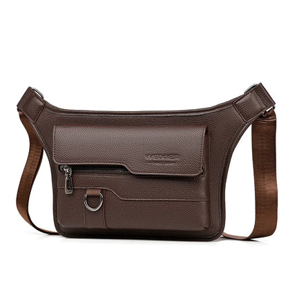 Bolso de pecho Weixier Simple impermeable de gran capacidad para hombre, bolso bandolera de gran capacidad, bolso de hombro. ﻿ - tugranalmacen.com