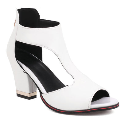 Sandalias de tacón alto negras