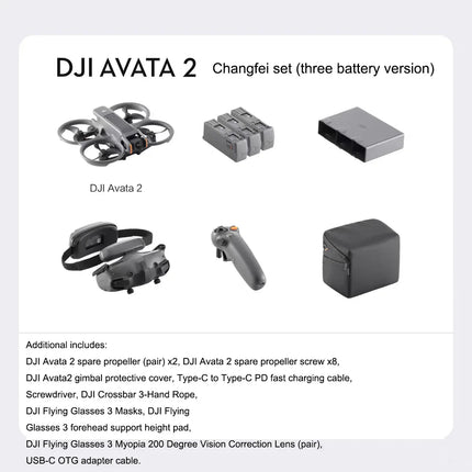 DJI Avata 2 First Perspective Aerial Photography Drone Flight Glasses Sensory Control Immersive Flight - tugranalmacen.com