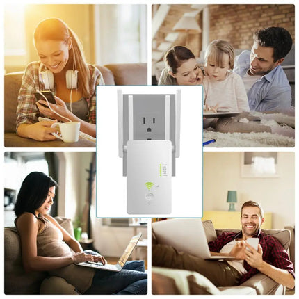 Repetidor WiFi de doble banda 1200Mbps para mejorar tu conexión
