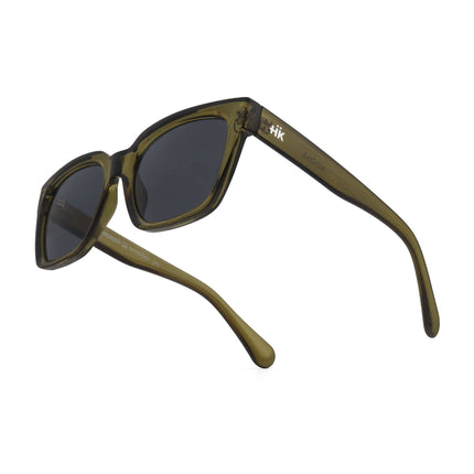 Gafas de sol Hanukeii® Noosa Green / Black con lentes de policarbonato de alta definición.