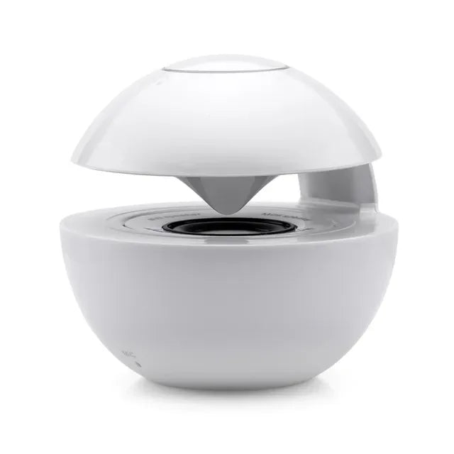 Altavoz Bluetooth Portatil Esferico Inalambrico Blanco
