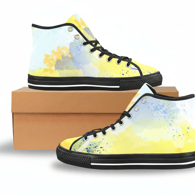 Zapatillas Vancouver Drip Yellow en exhibición
