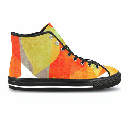 Zapatillas Vancouver de caña alta para hombre modelo Leaves en tono naranja