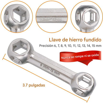 Herramienta Multifuncion para Bicicleta 20 en 1 — Compacta, Resistente y Versátil